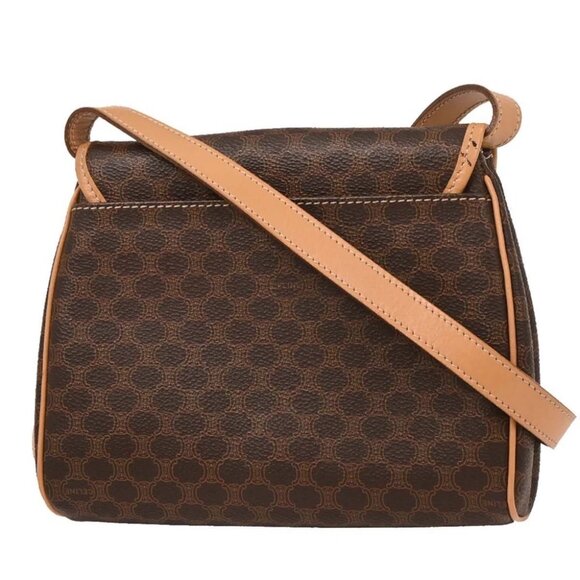 Celine Brown Macadam Shoulder Bag - Picture 2 of 10